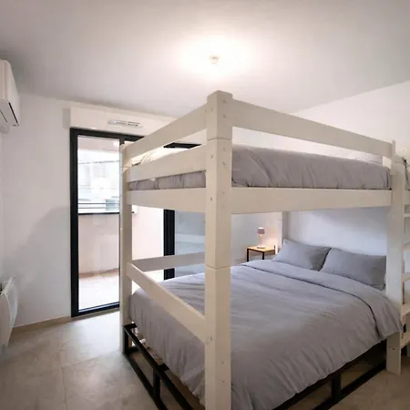 Bright With Terrace In Ajaccio (Corsica)