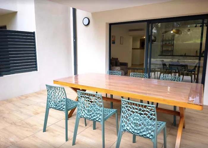 Bright With Terrace In Ajaccio (Corsica)